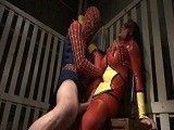 Spiderman si que sabe como hacer disfrutar a las mujeres - Mamadas