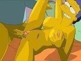 Homer y Marge Simpsons echan un tremendo polvazo